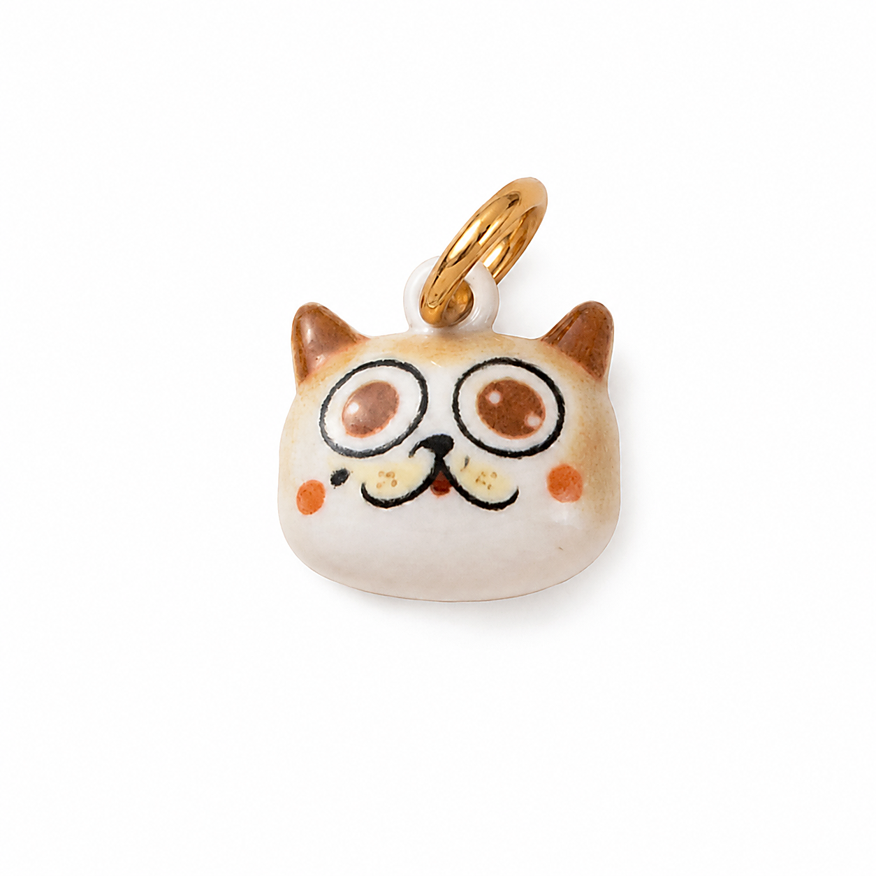 CALEO clean white thumbnail - Wide-Eyed Cream Cat Face Pendant Charm - 2026-07-24