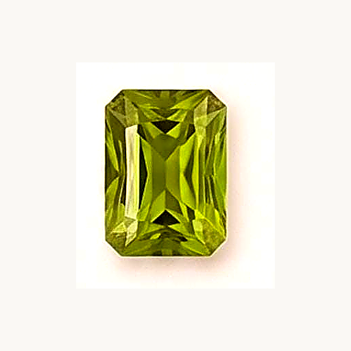 August Peridot square birthstone