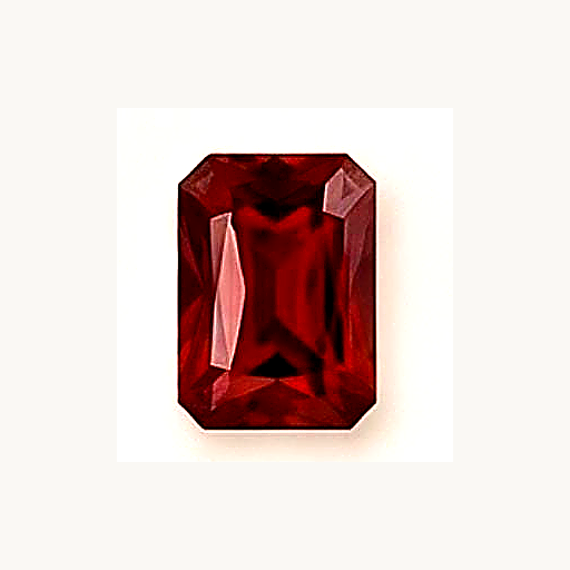 January Garnet square birthstone