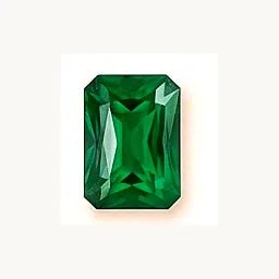 May Emerald emerald-cut birthstone