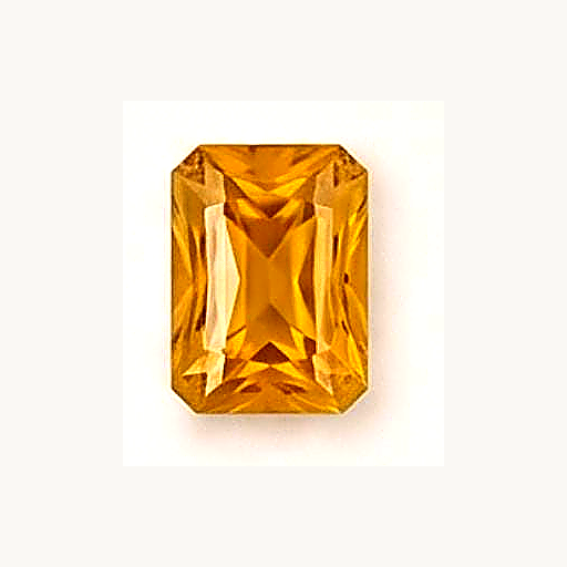 November Citrine square birthstone