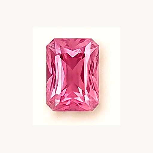 October Pink Tourmaline square birthstone