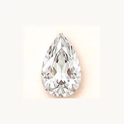 April Diamond pear-cut birthstone